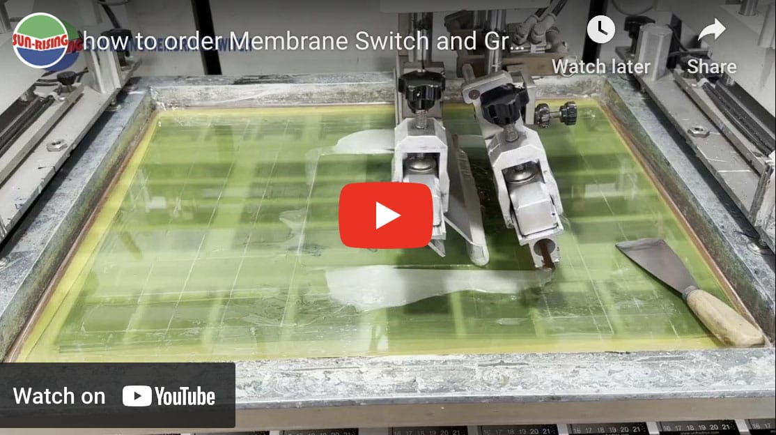 how to order Membrane Switch and Graphic Overlay